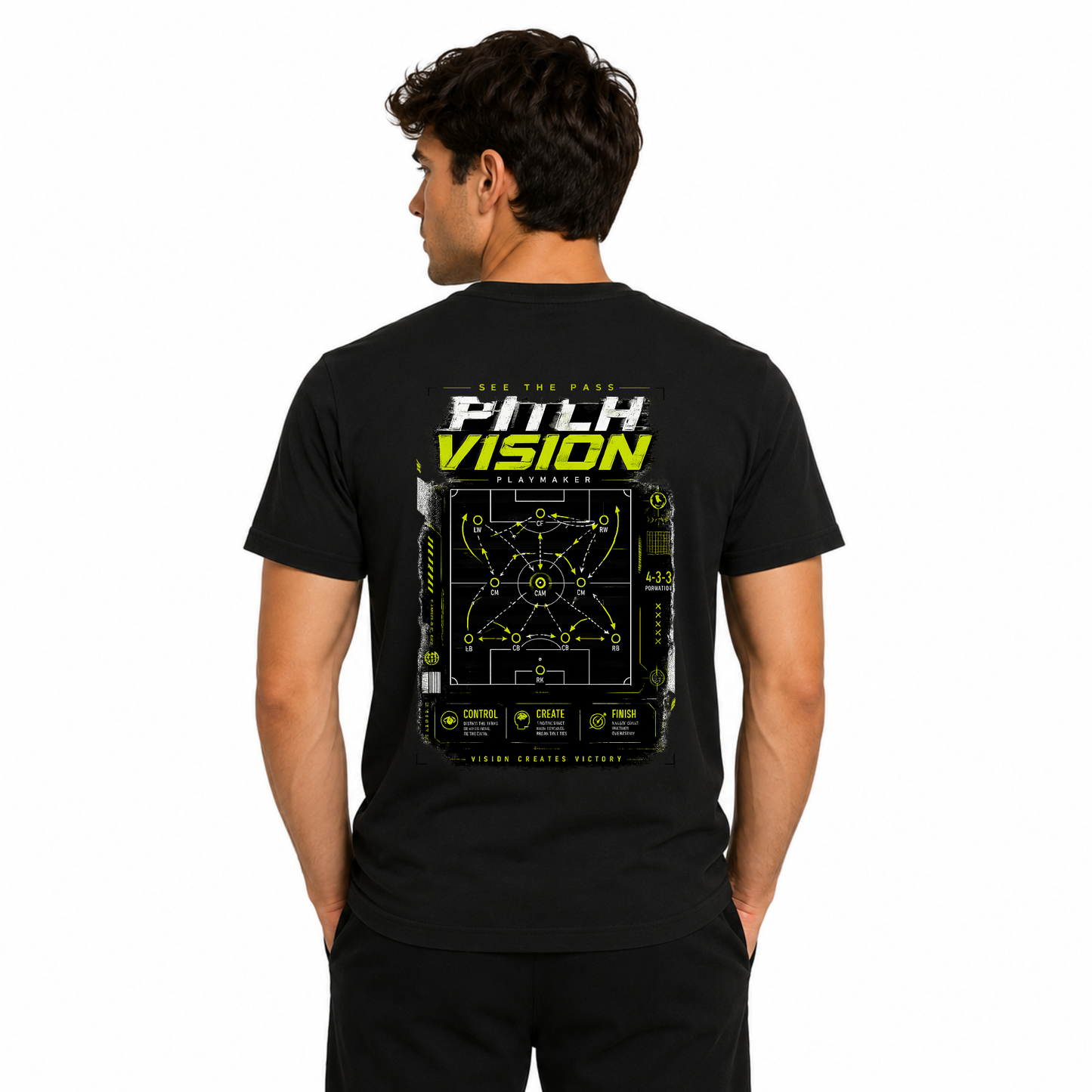 Pitch Vision Oversized Football T-Shirt