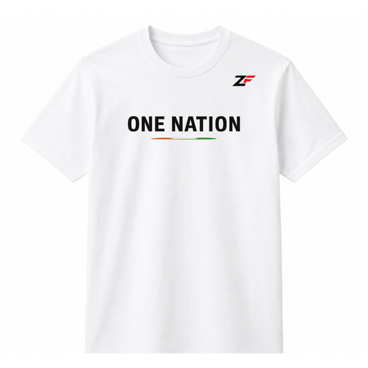 One Nation One Heart One India T-Shirt | Patriotic Graphic Tees