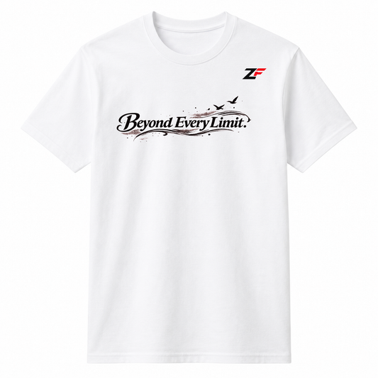 Beyond Every Limit Typography Oversized T-Shirt