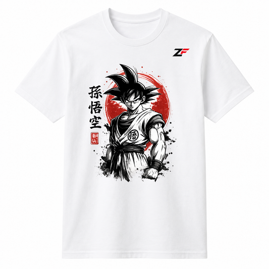 Anime Warrior Graphic Oversized T-Shirt