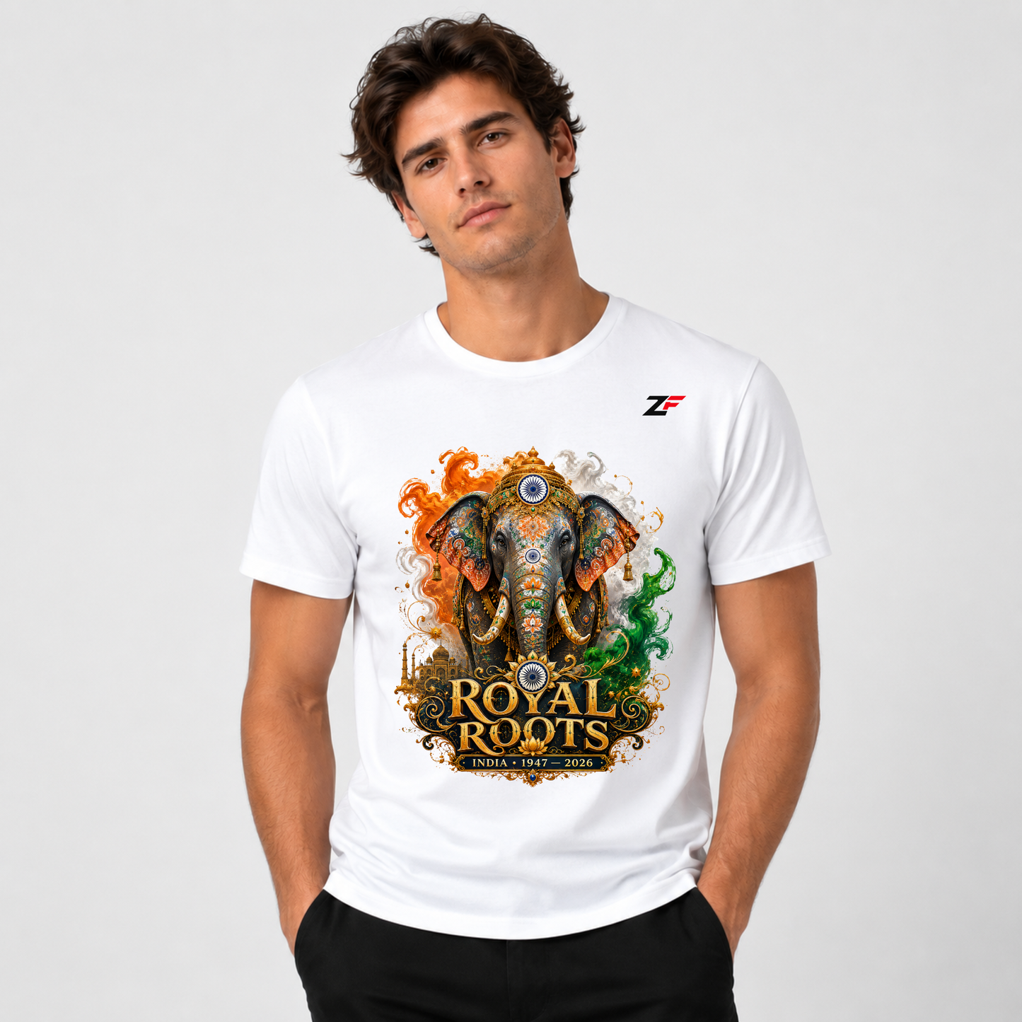 Royal Roots Ganesha T-Shirt | Indian Heritage & Patriotic Graphic Tees