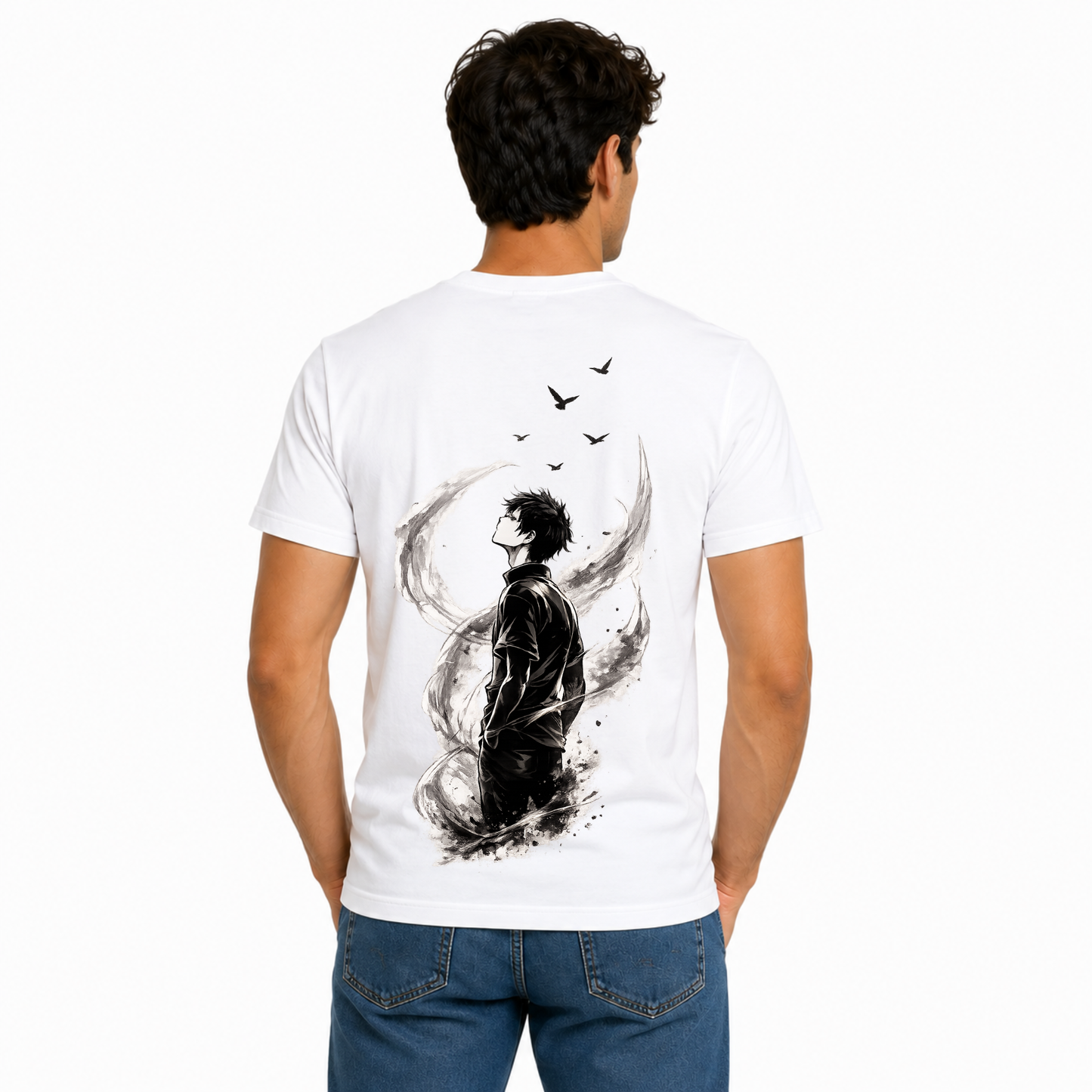 Beyond Every Limit Typography Oversized T-Shirt