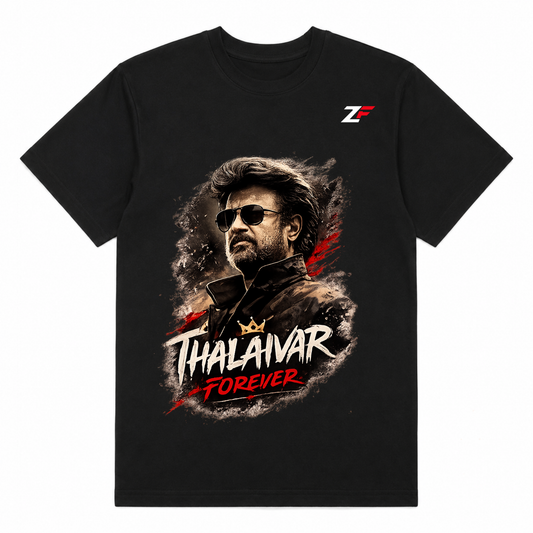 Thalaivar Forever Graphic Oversized T-Shirt