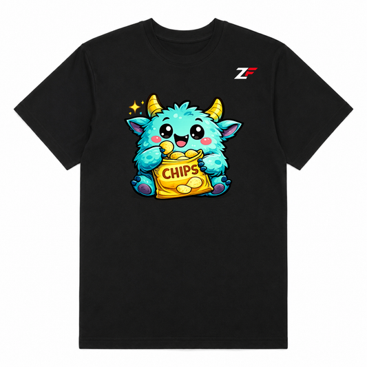 Warning Snack Monster Oversized T-Shirt