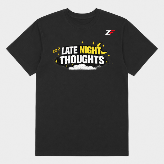 Late Night Thoughts Oversized T-Shirt