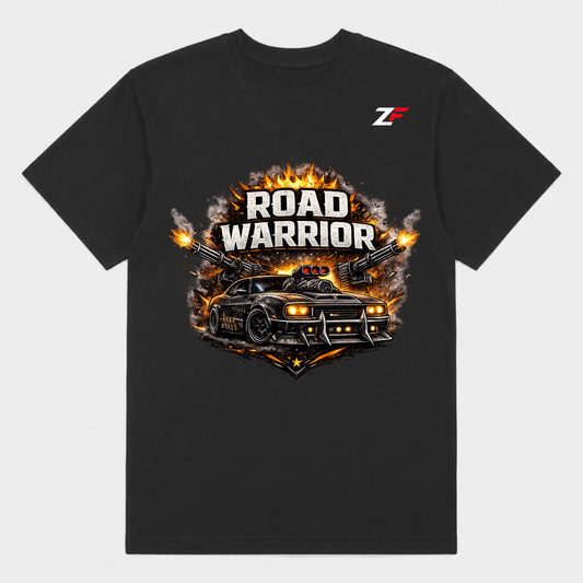 Road Warrior Oversized Graphic T-Shirt Black