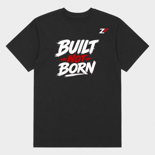 Built Not Born Oversized Gym T-Shirt