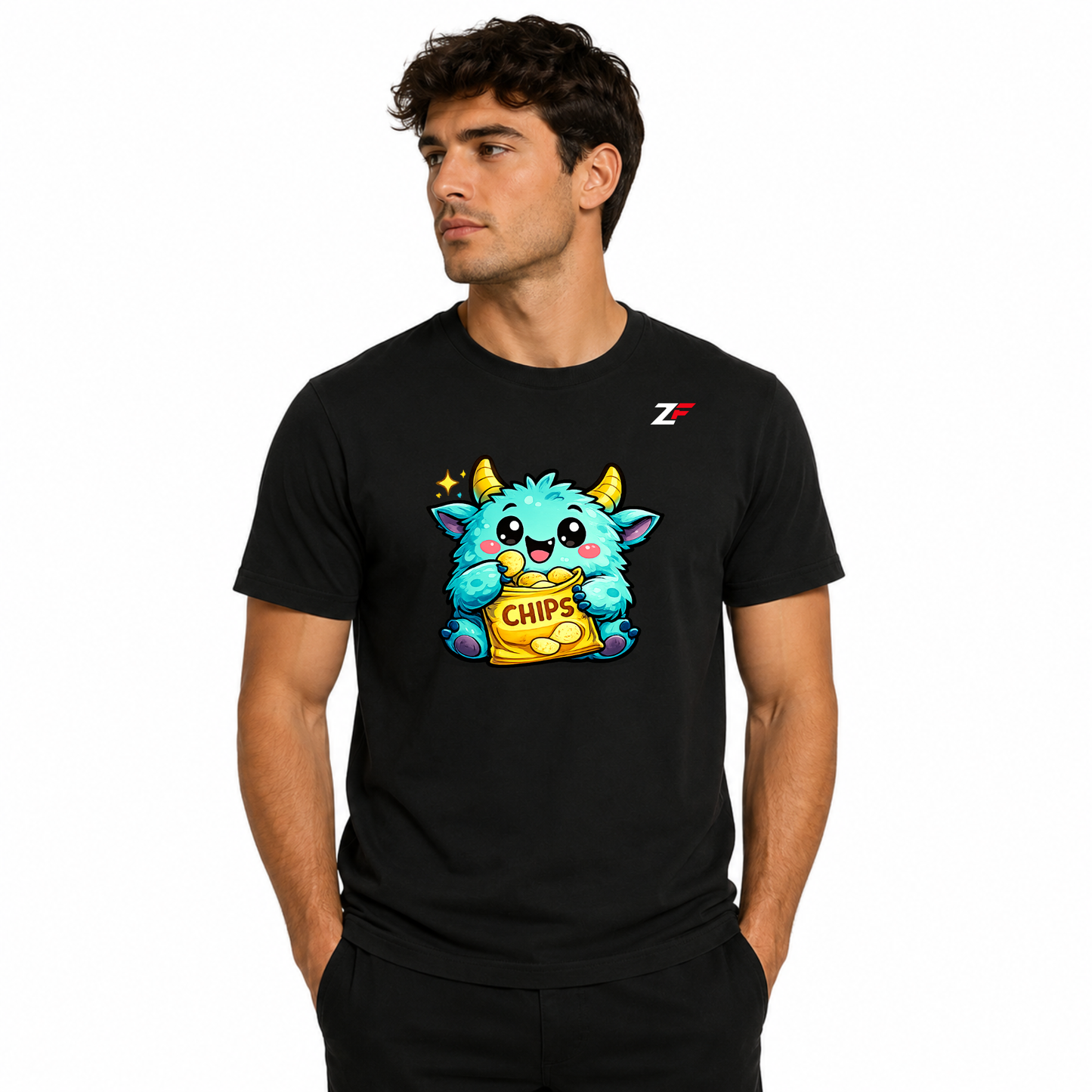 Warning Snack Monster Oversized T-Shirt