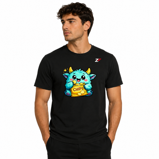 Warning Snack Monster Oversized T-Shirt