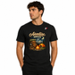 Take the Scenic Route Mountain Sunset Oversized T-Shirt Black