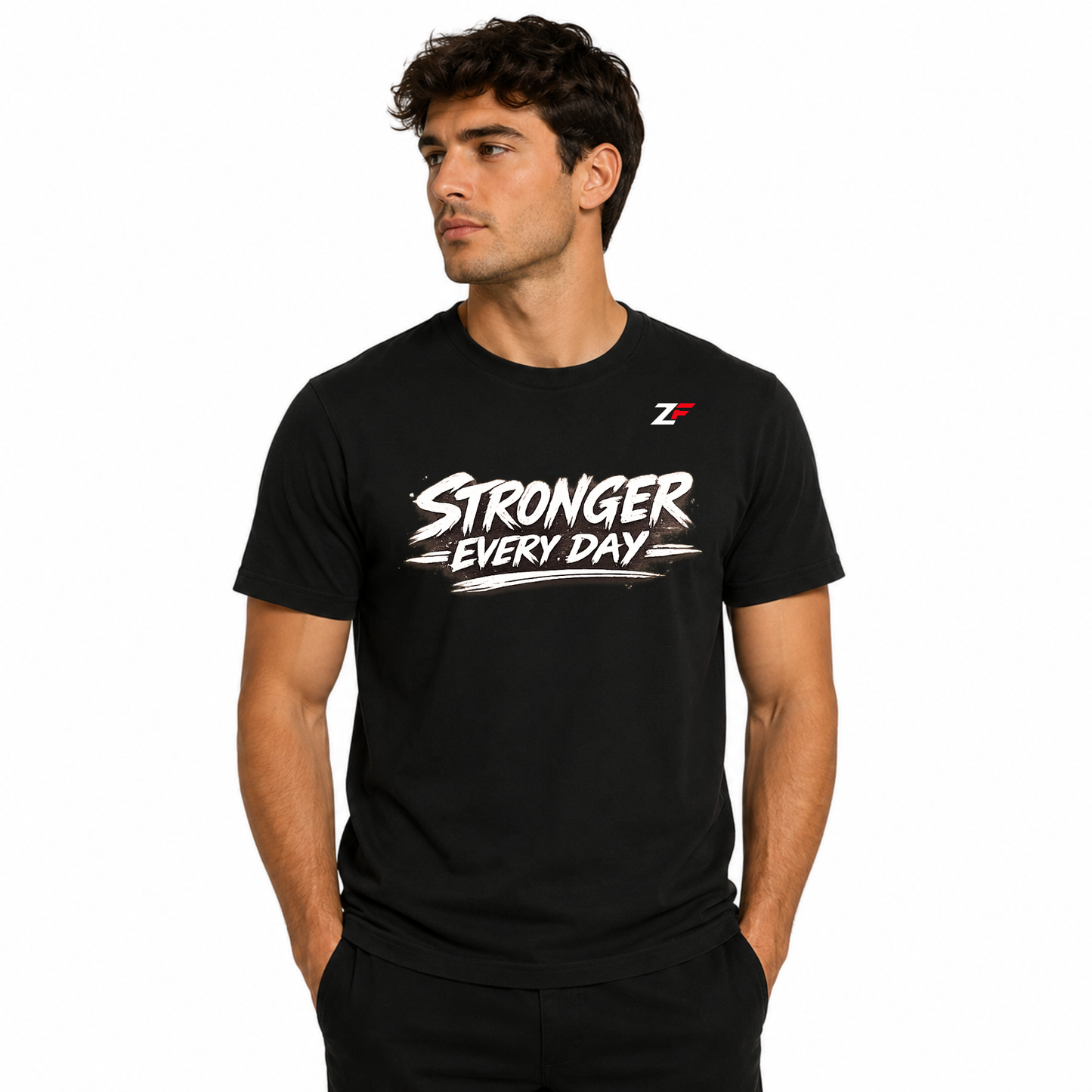 Stronger Every Day Oversized Gym T-Shirt