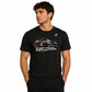 Street Racer Oversized Graphic T-Shirt Black