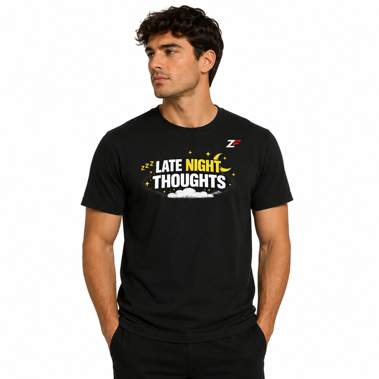 Late Night Thoughts Oversized T-Shirt