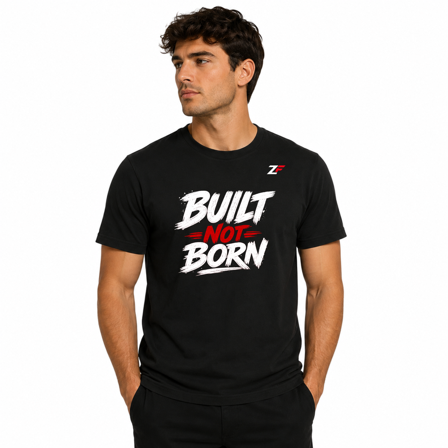 Built Not Born Oversized Gym T-Shirt