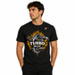 Turbo Mode Oversized Graphic T-Shirt Black