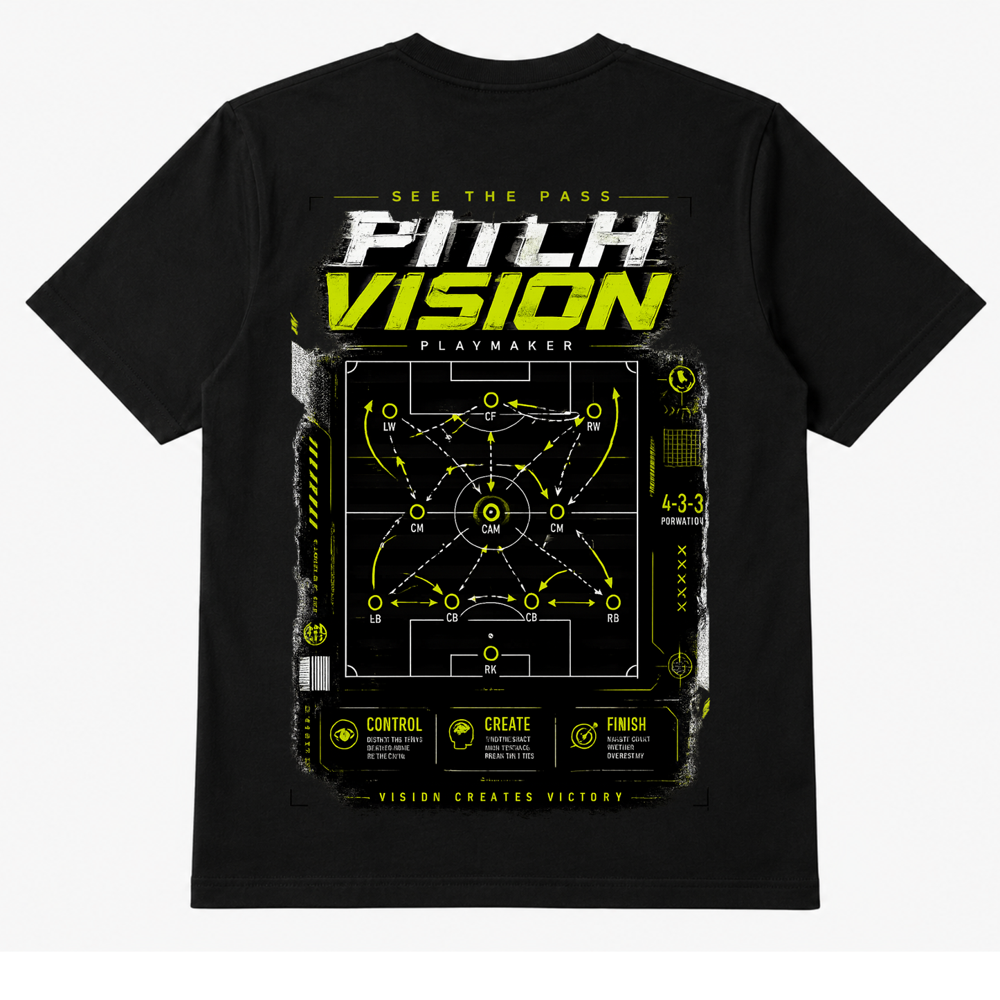 Pitch Vision Oversized Football T-Shirt