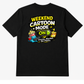 Weekend Cartoon Mode Oversized T-Shirt | Cartoon Graphic Streetwear Tee