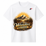 Wander Beyond Oversized Graphic T-Shirt White