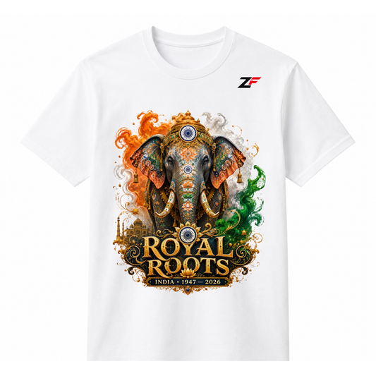 Royal Roots Ganesha T-Shirt | Indian Heritage & Patriotic Graphic Tees