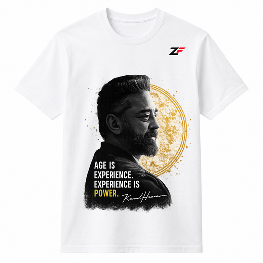 Age Is Experience Kamal Oversized  T-Shirt