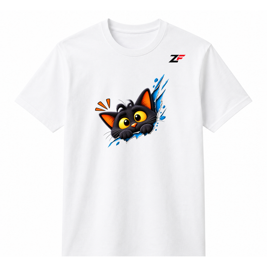 Keep Going Cat Graphic T-Shirt – Good Things Take Time Motivational Tee