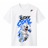 Stay Cool Polar Bear T-Shirt | Cute Graphic White Tee