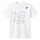 Minimal Geometry Pattern Oversized T-Shirt