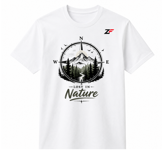 Lost in Nature Oversized Graphic T-Shirt