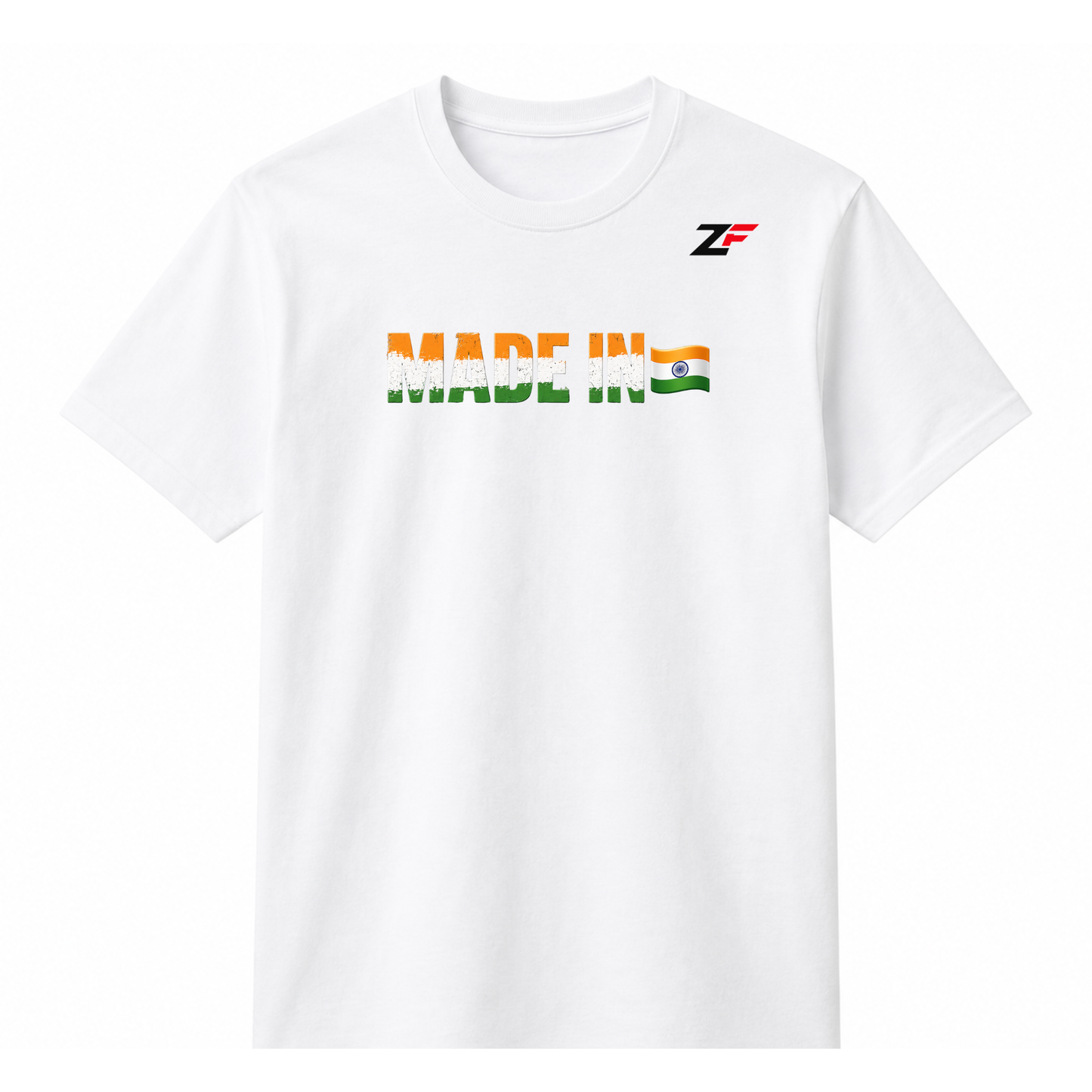 Proudly Made in India T-Shirt | Indian Map Patriotic Graphic Tee