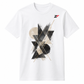 Broken Geometry Abstract Oversized T-Shirt