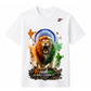 Freedom Built Strong T-Shirt | Lion India Patriotic Graphic Tees