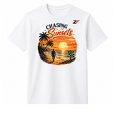 Chasing Sunsets Tropical Beach Oversized T-Shirt