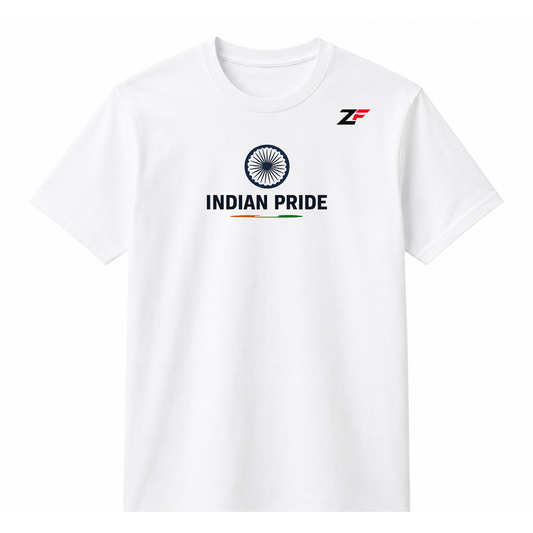 Indian Pride Lion T-Shirt | Ashoka Chakra & India Map Graphic Tees