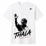 Thala Forever Graphic T-Shirt | Premium White Cotton Fan Edition Tee