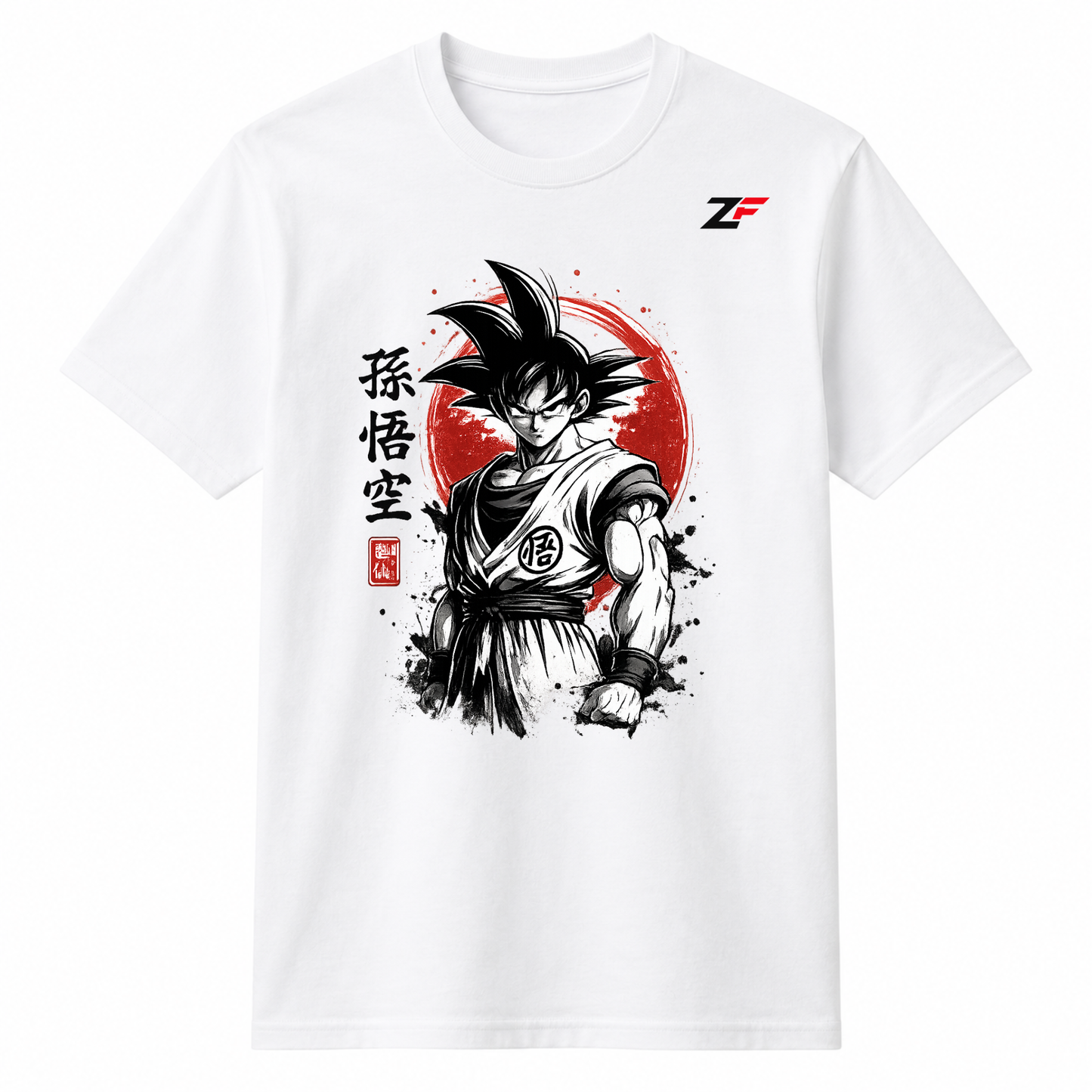 Anime Warrior Graphic Oversized T-Shirt