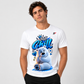 Just Chill Polar Bear T-Shirt | Cute Blue Graphic Relaxed Fit Tee
