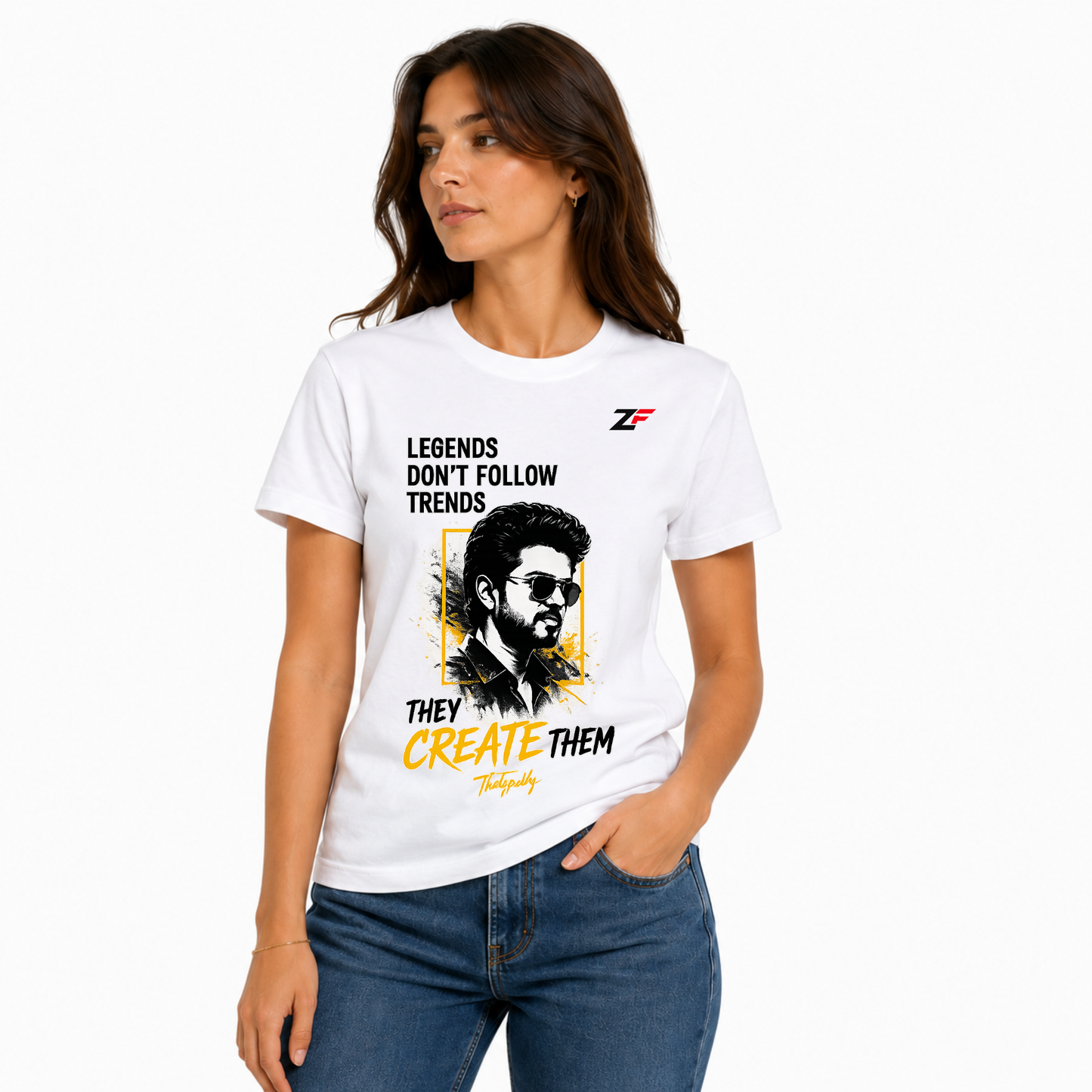 The GOAT Edition Oversized Graphic T-Shirt – Legends Create Trends