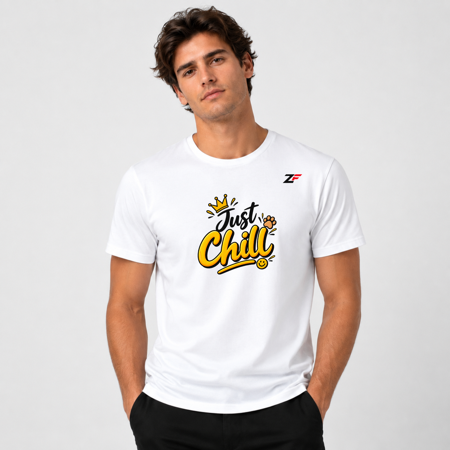 Chill Mode On Bear T-Shirt | Cute Relaxing Teddy Bear Graphic Printed Tee