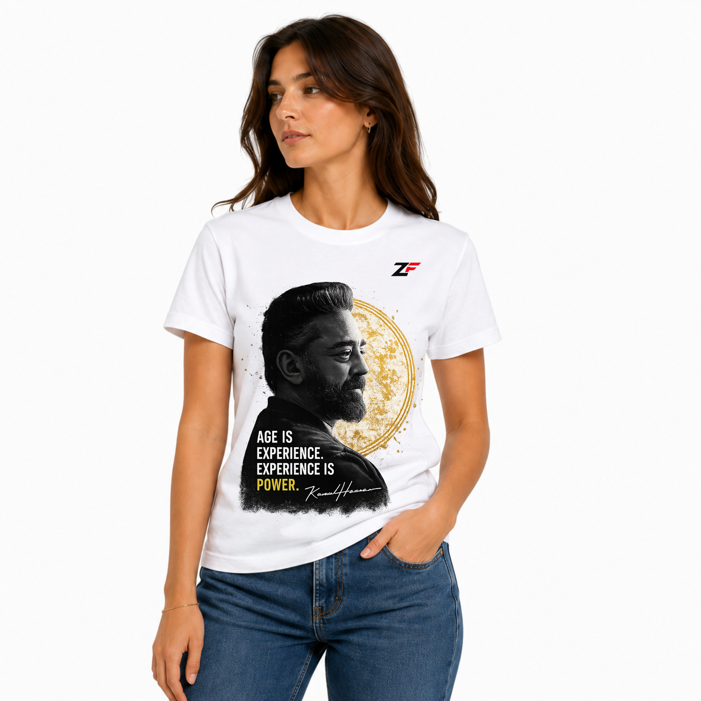 Age Is Experience Kamal Oversized  T-Shirt