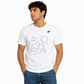 Minimal Geometry Pattern Oversized T-Shirt