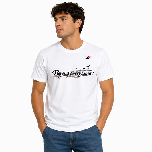 Beyond Every Limit Typography Oversized T-Shirt