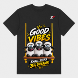 Good Vibes Sheep T-Shirt – Small Steps Big Dreams Graphic Tee
