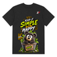 Keep It Simple Bear T-Shirt | Stay Happy Cute Graphic Tee