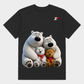 Family Polar Bear T-Shirt for Men & Women | Cute Bear Family Graphic Printed T-Shirt