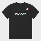 Land of the Brave T-Shirt | India Flag & Soldier Patriotic Graphic Tees