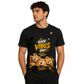 Good Vibes Only Bear T-Shirt | Cute Friendship Bear Graphic Printed Black Tee