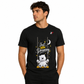 Just Keep Dreaming Bear T-Shirt | Cute Motivational Graphic Printed Black Tee
