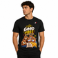 Good Vibes Better Naps T-Shirt | Cute Sleeping Bear Graphic Printed Black Tee