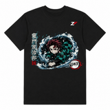 Tanjiro Water Breathing Anime Oversized T-Shirt