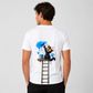 Creative Cat Painter Graphic T-Shirt – Fun Art & Creativity Printed Tee